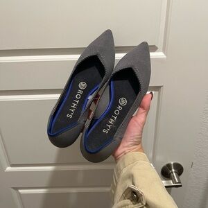 Rothy’s the Point Charcoal Flats